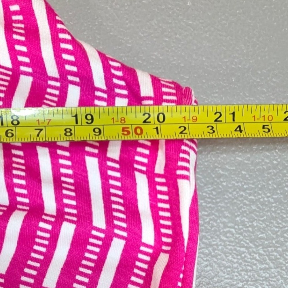 ELOQUII Women Plus Size 18 Pink White Cut Out Tie Sleeveless Maxi Dress NWT - Picture 7 of 13